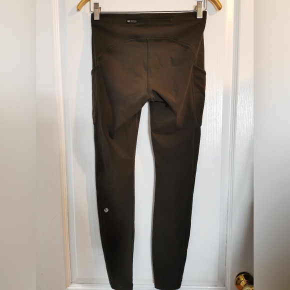 Lululemon Speed Up Tight DWR 28"Dark Olive size 6 - Picture 6 of 11